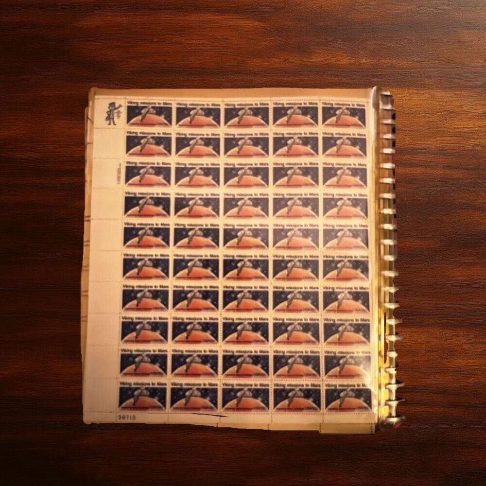 MNH 1978 Viking Mission to Mars 50 10c US Postage Stamp Sheet Scott #1759
